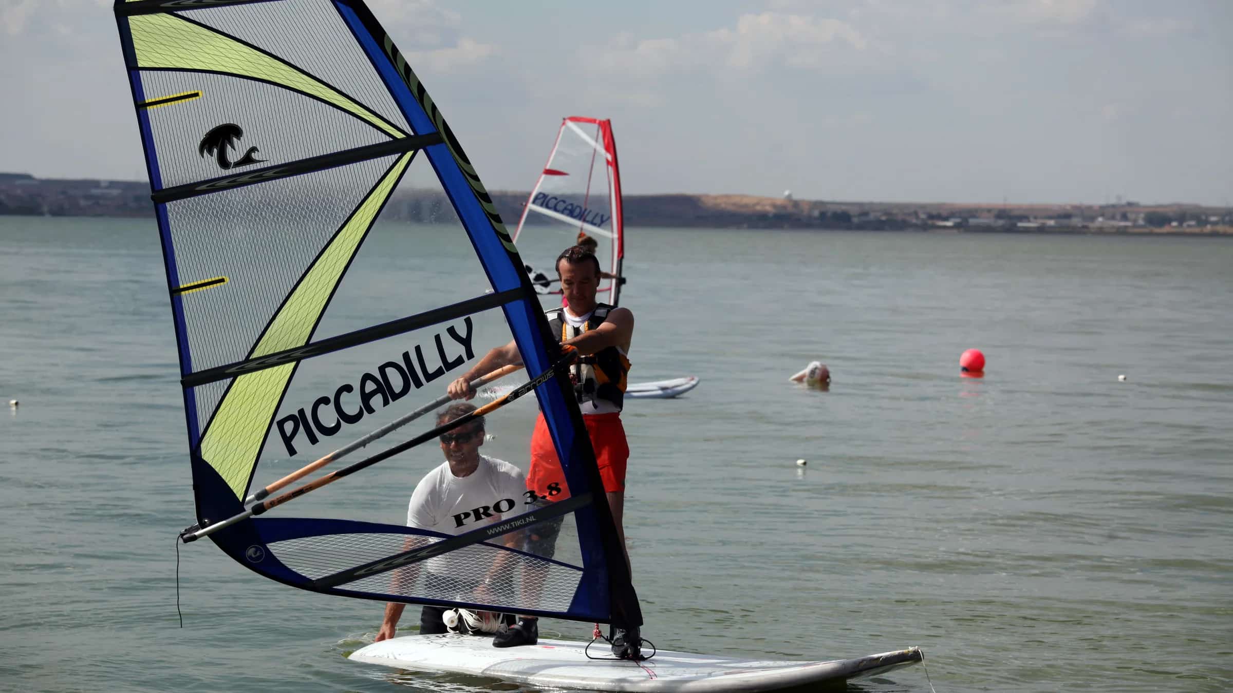 One-to-one windsurf coaching by the shore
